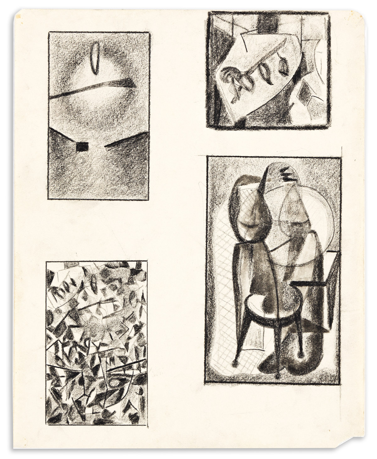 DAVID HARE (1917 - 1992, AMERICAN) Untitled, (Four Studies).